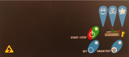 Панель управления холодильных осушителей DGO020 - DGO480, DSI036 - DSI318
